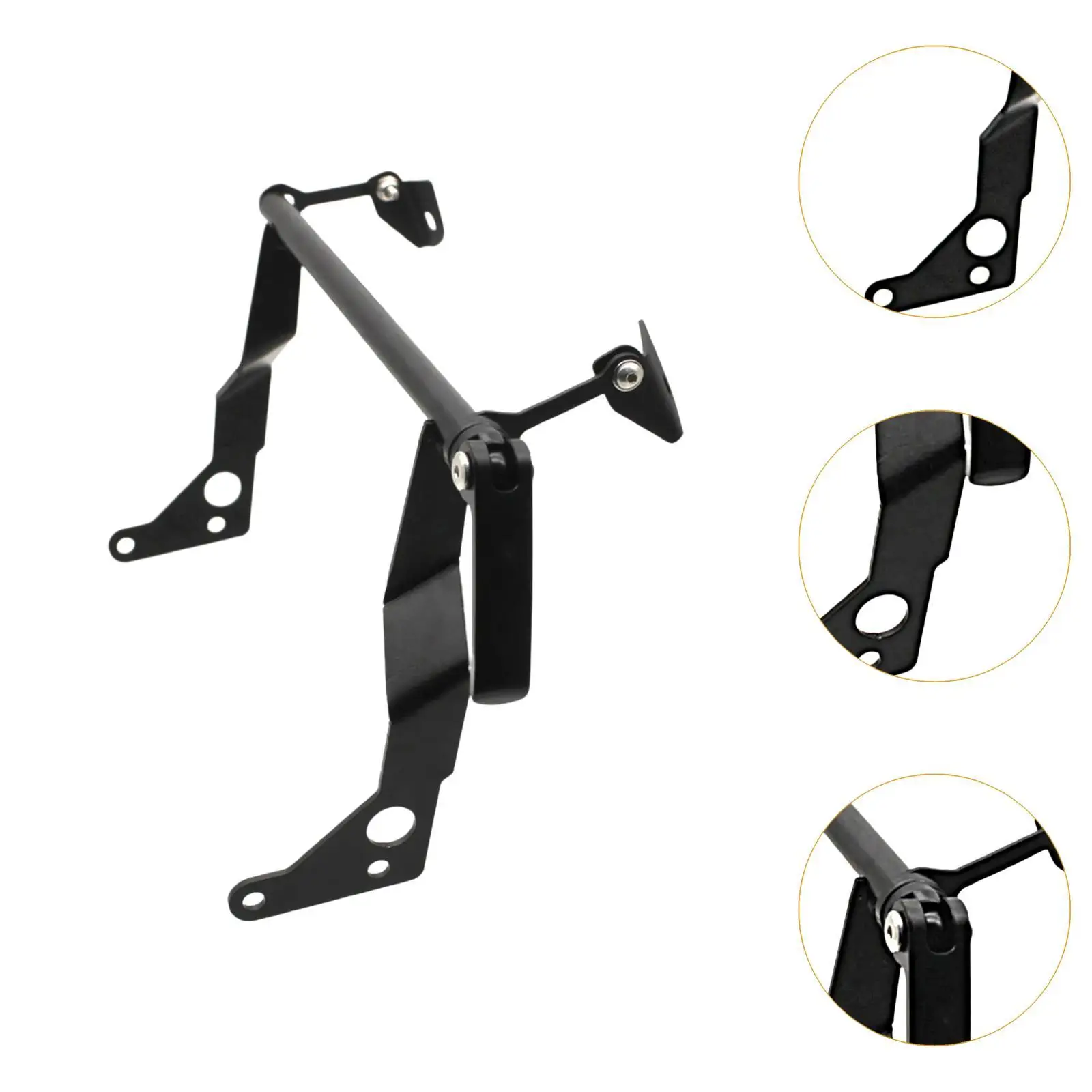 

Motorcycle Navigation Plate Bracket Steel Black Stand Holder Mounting Accessories Easy Installation for R1200GS R1250GS