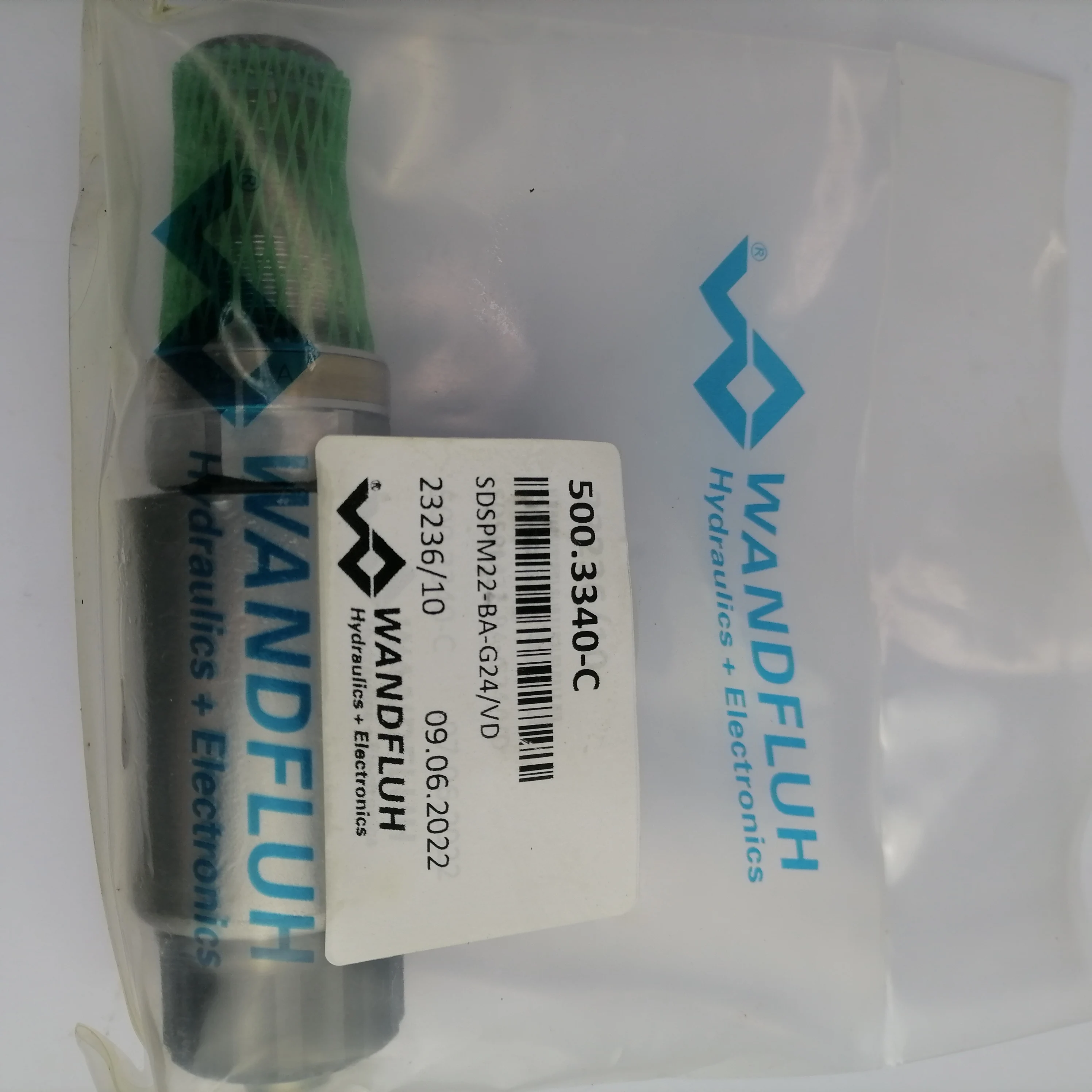 Válvula poppet operada por solenóide WANDFLUH SDSPM22-BA-G24 VD