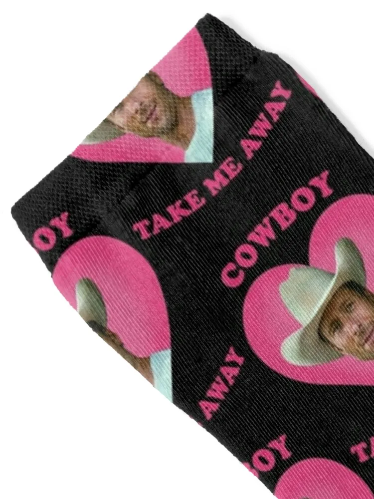 Glen Powell Cowboy Take Me Away Socks hockey shoes Designer Man Socks Women's