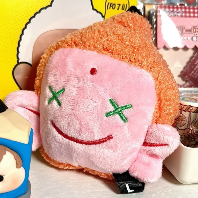 Op voorraad Fo U pluche Boeddha hoofd serie wensen je geluk pluche trendy speelgoed beeldjes decoratieve rugzakken charme sleutelhanger cadeau