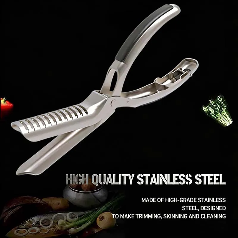 Ultimate Rib Membrane Remover Clamp – Fast, Clean Peel for BBQ Ribs, Ergonomic Stainless Steel Design, 2-in-1 Kitchen Tool