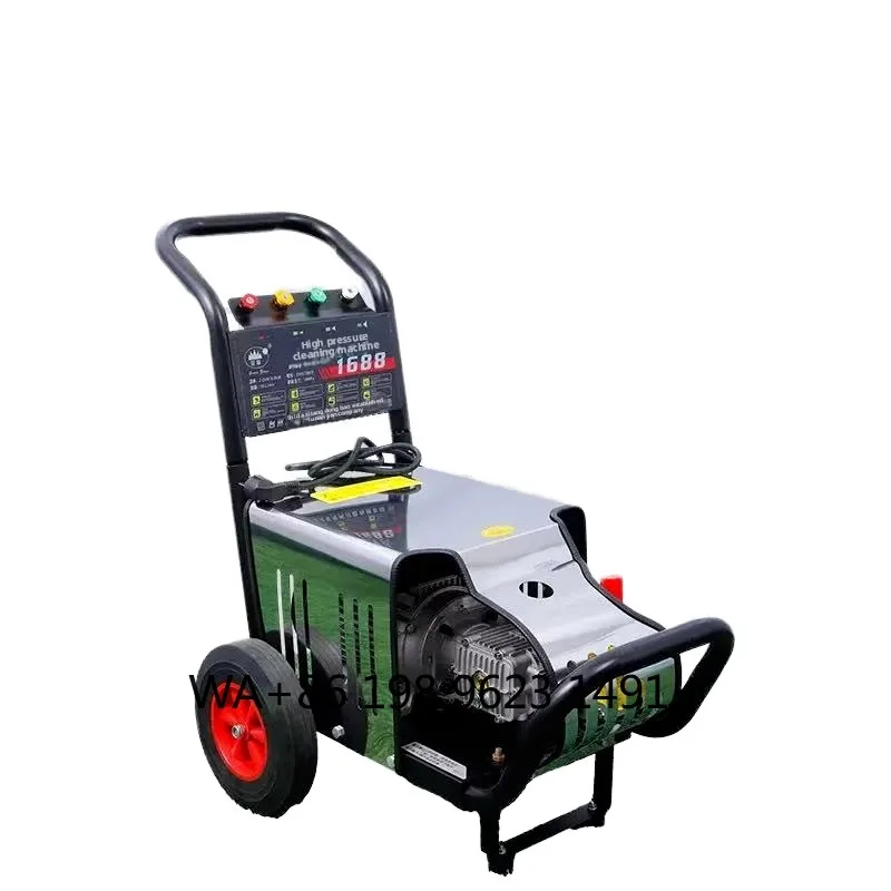 220V Low Noise Ultra High Pressure Garden Tools Washer 2.2kW-4kW 100-250bar Long Life Cleaning Machine with Spray Nozzles