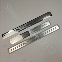 for Nissan X-Trail X Trail T33 Rogue 2021 2022-2024 Sticker Door Sill Scuff Plate Guards Threshold Pedal Trim Car Accessories