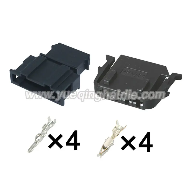4 Hole Car Starter Unsealed Socket With Terminal Auto Brake Light Switch Plug 1-929591-1 /1-929599-1 For VW Audi