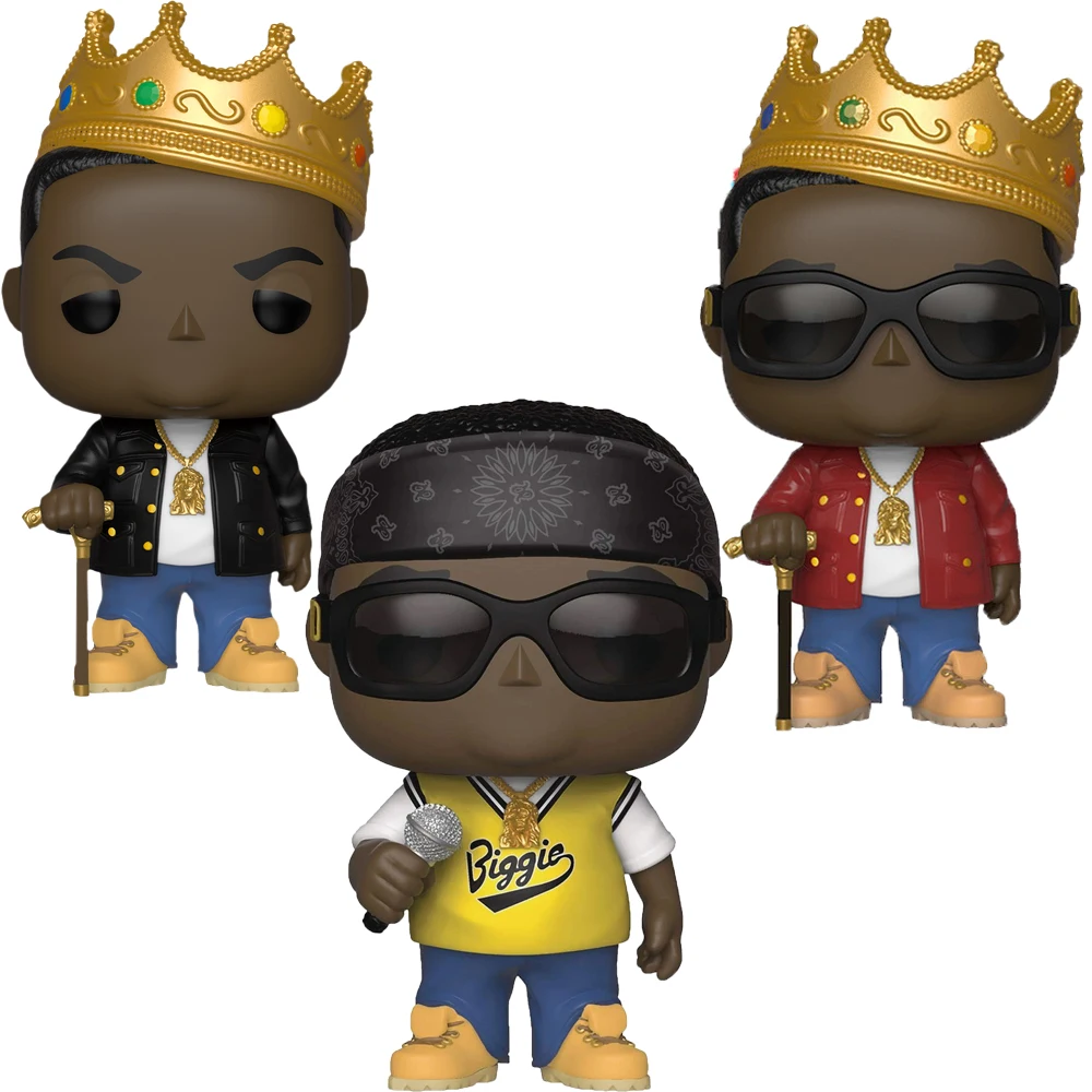 FUNKO POP Rocks известный большой (Biggie Smalls) #77 Корона тростник музыка с Джерси фигурка #78 Корона осень съемка эксклюзивный #82