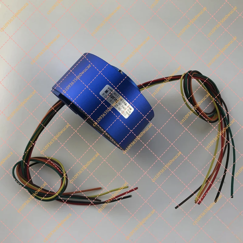 25.4mm Bore Hollow Shaft Slip Ring 6/2 Channel 10A Outer Diameter 85mm