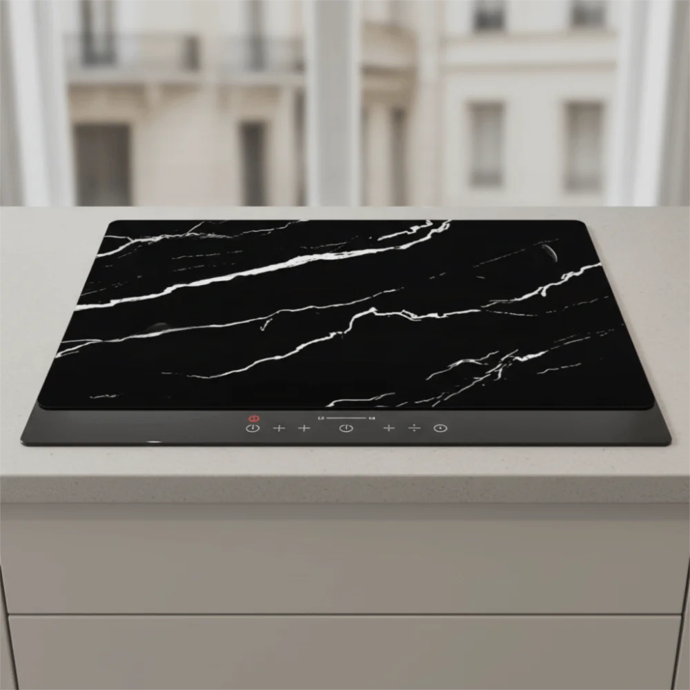 Silicone Induction Cook-top Mat Non-Slip Cutting Induction Cooker Cover Pad Rectangular Large-sized Pot Mat Glass Stove