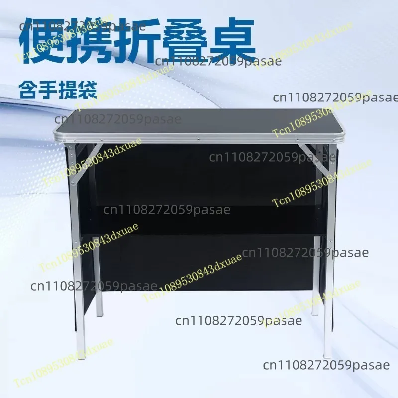 Folding Portable Bar Counter, Trade Show Podium, Market Stall, Commercial Retail Display Stand