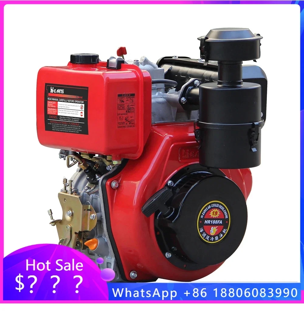 Air-cooled single cylinder 12 h·p chinese die·sel engine in selling