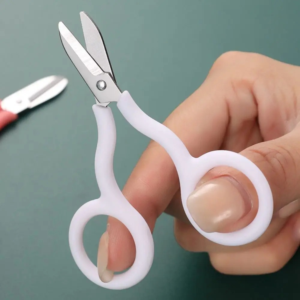 INS Portable Safe Mini Scissor Stainless Steel Handwork Mini Pocket Scissors Small Paper Work Paper Cutter Student