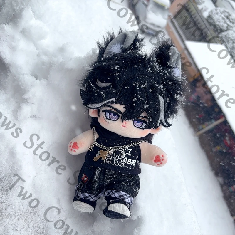 

Genshin Impact Wriothesley атрибут 20 см обнаженное платье хлопковая кукла крутой красивый квадратический элемент мультфильм подарок на день рождения