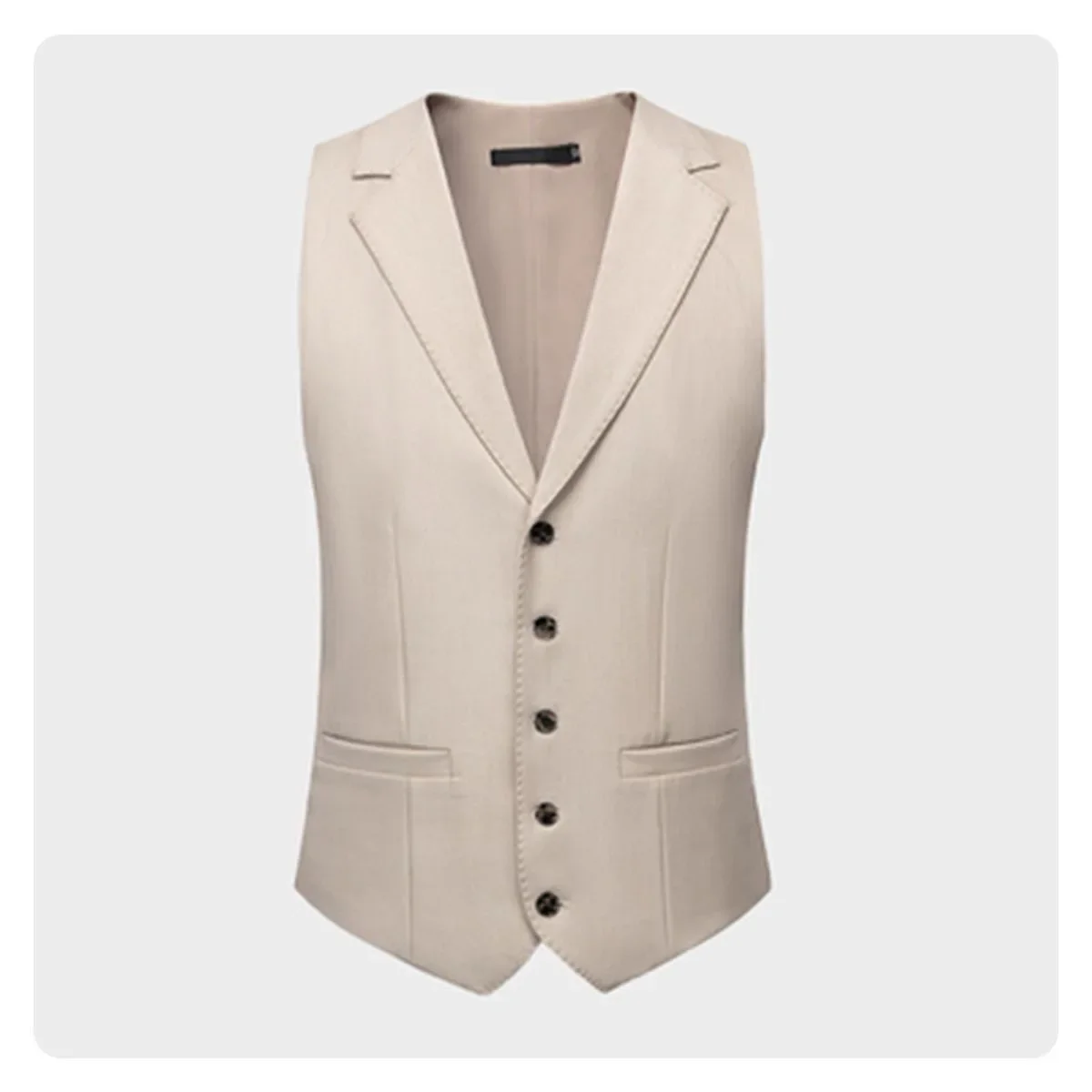 T316Western gentleman groomsmen regular casual single-breasted vest men
