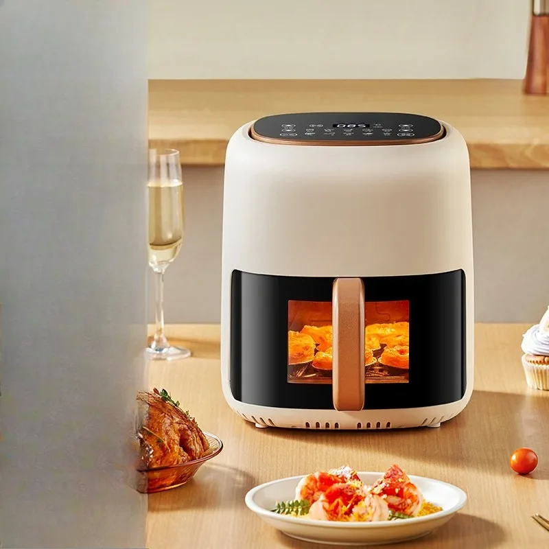 

Air fryer, household dynamic large-capacity multi-functional integrated intelligent steam fryer, oven