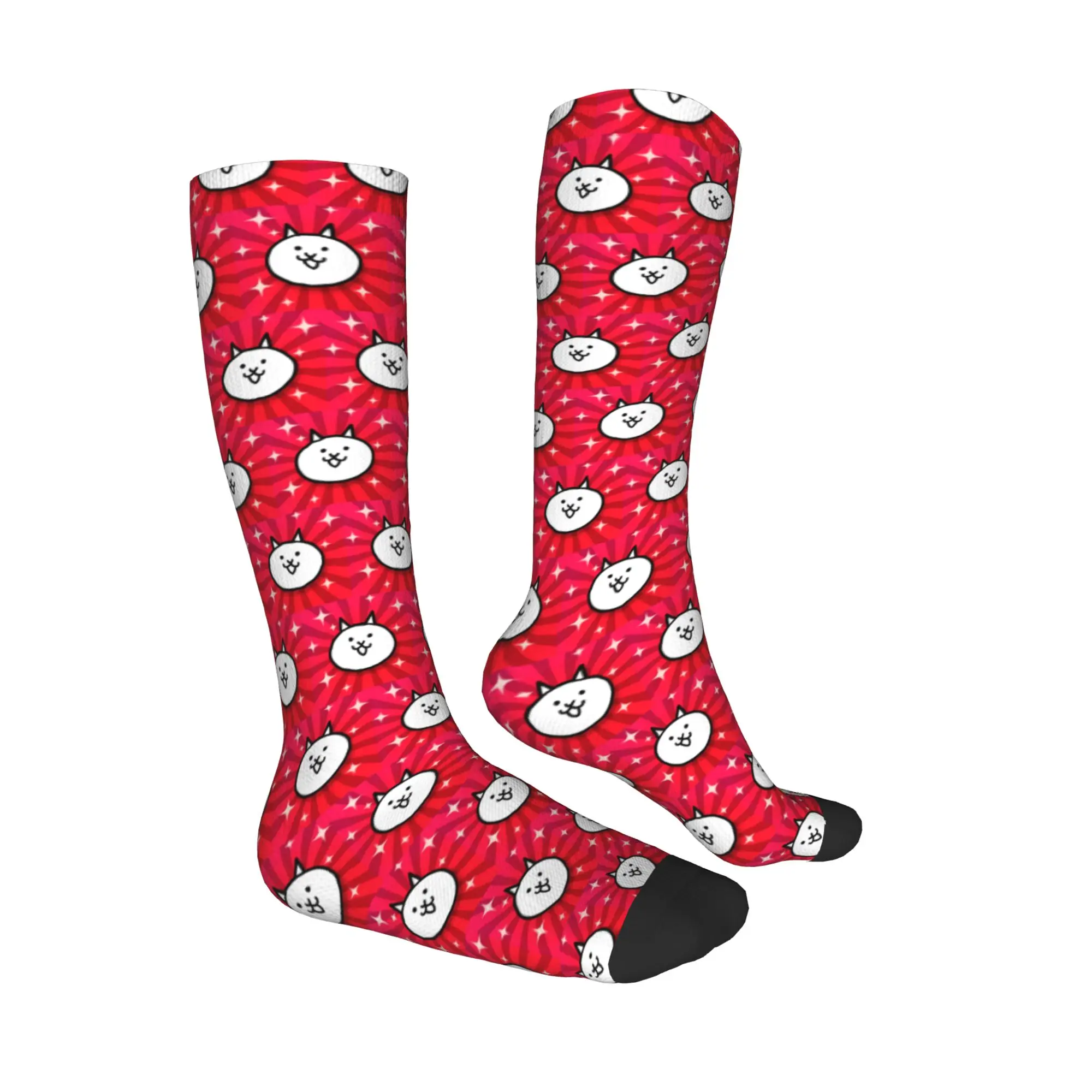 All Seasons Crew Stockings Warrior cats from battle Cats Socks Harajuku Casual Hip Hop Long Socks Accessories for Men Women