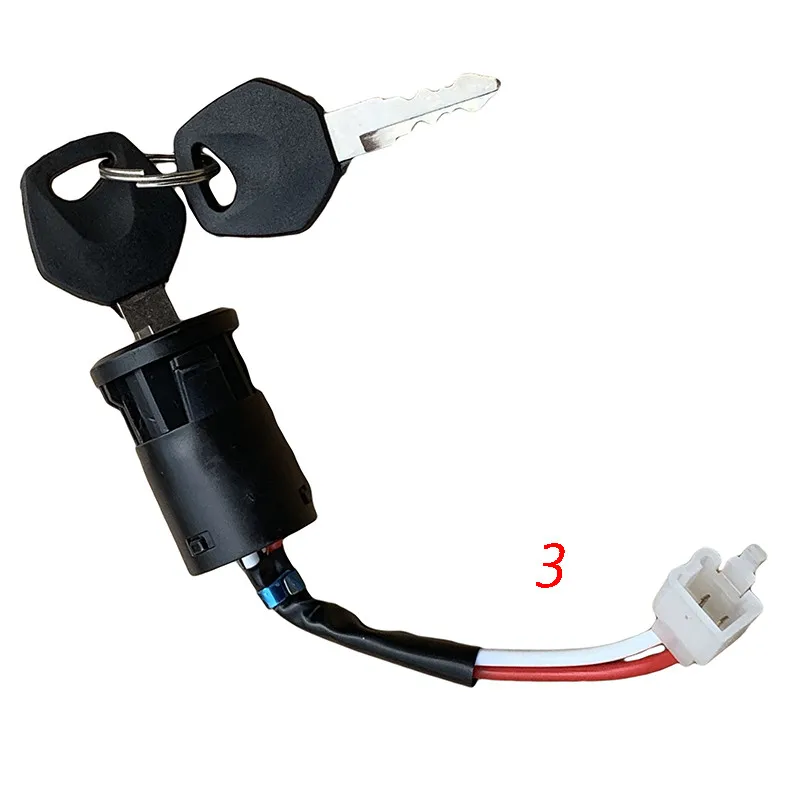 เด็กไฟฟ้ารถสวิทช์กุญแจเด็กอุปกรณ์เสริมของเล่นรถเด็กรถล็อค Power สวิทช์เริ่มต้น