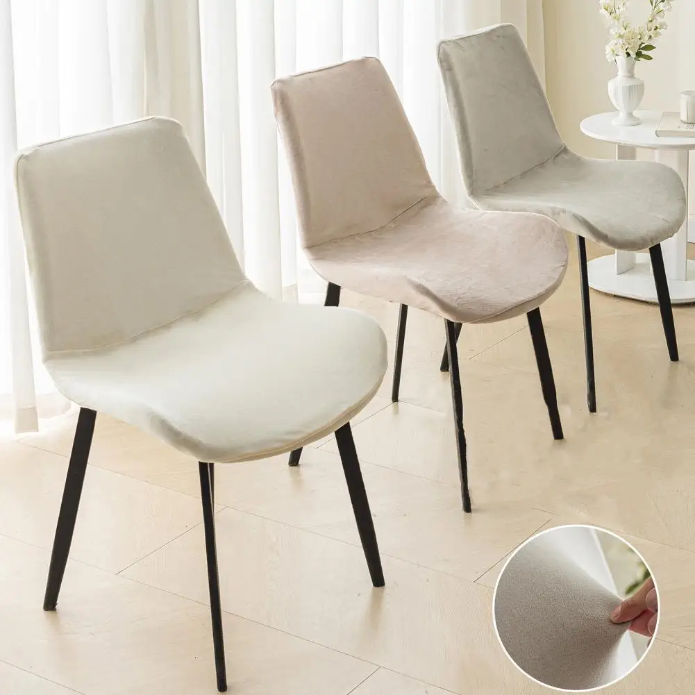 Dinning Chair Cover Machine Wrinkle-Resistant Scratch-proof Thick Elastic Fabric Universal Simple Installation Chair Slipcover