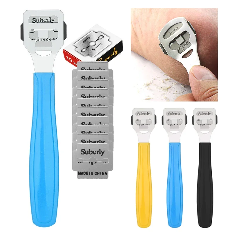 Stainless Steel Foot Callus Skin Remover Feet Shaver Corn Cuticle Cutter Dead Skin Removal Rasp File Foot Care Pedicure Tools