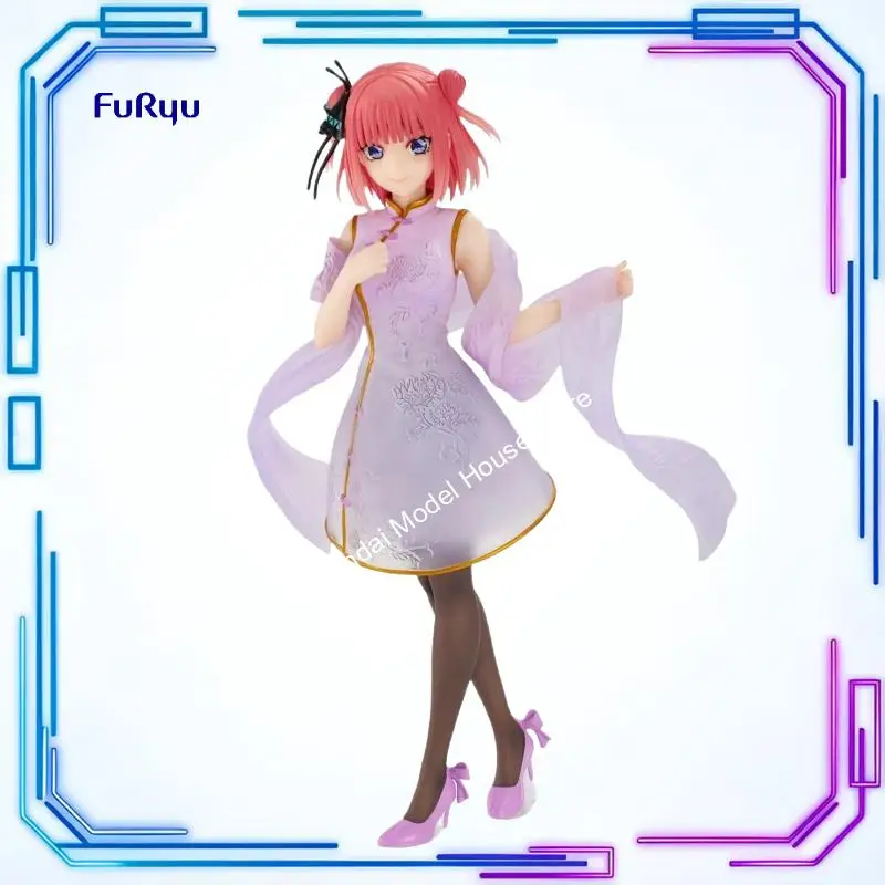 In Stock Genuine FuRyu Gotoubun No Hanayome Nakano Nino Kawaii Anime Figure Garage Kit Anime Cartoon Model Toys Model Decoration