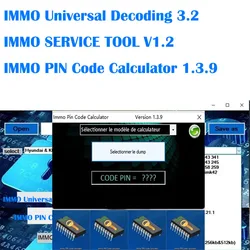 IMMO SERVICE TOOL V1.2 PIN Code+IMMO Pin Code Calculator V1.3.9+IMMO Universal Decoding V3.2 with free Keygen Newest 2023 Edc 17