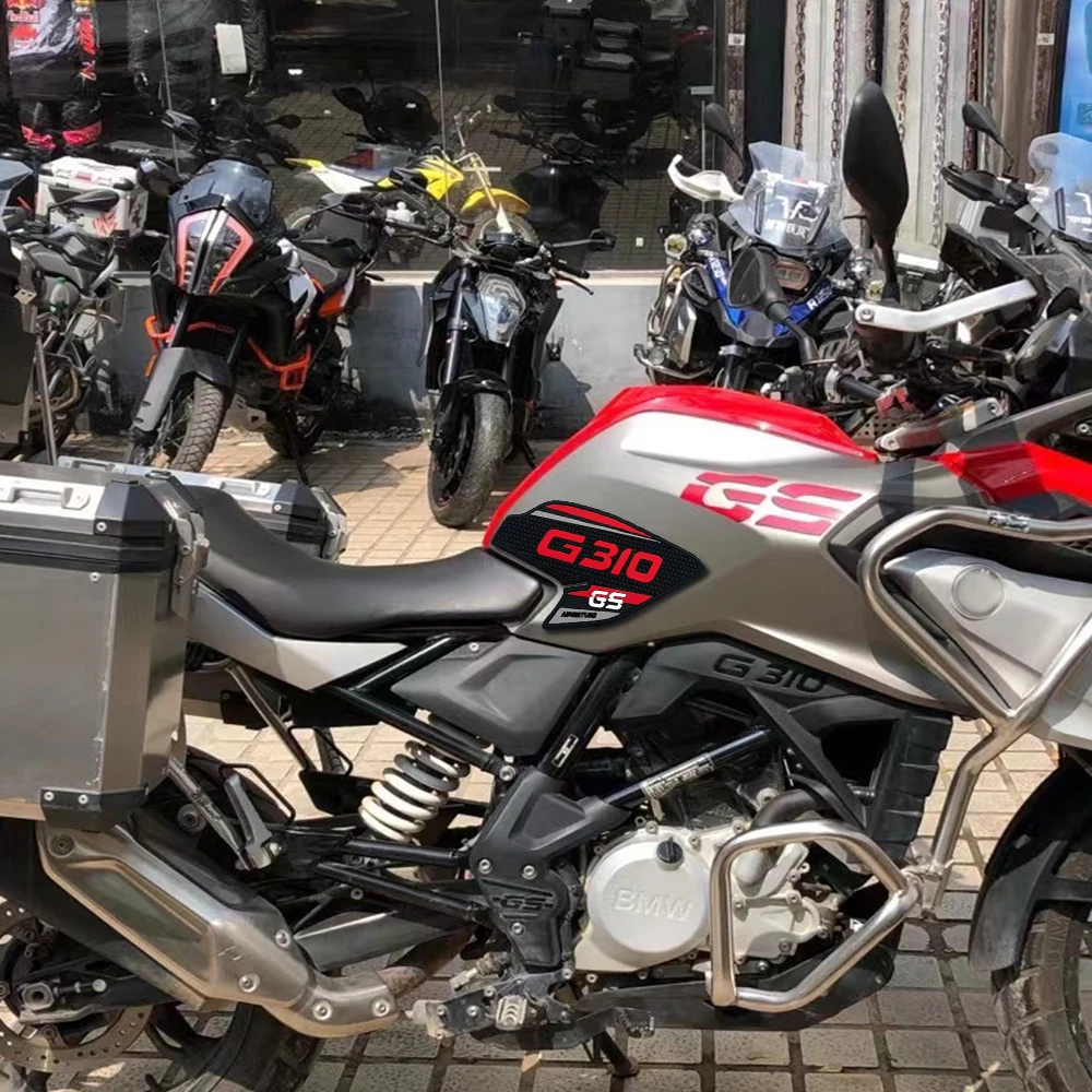 

Противоскользящая накладка на топливный бак мотоцикла 2017-2024, декоративная защитная наклейка, резиновая противоскользящая клейкая накладка, новинка для BMW G310GS