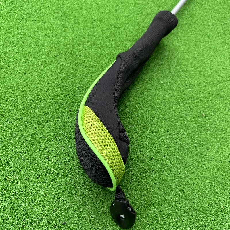 2 قطعة غطاء الرأس الهجين جولف طويل الرقبة الهجين رئيس يغطي UT نوادي الغولف يغطي 2 قطعة اللون الأخضر