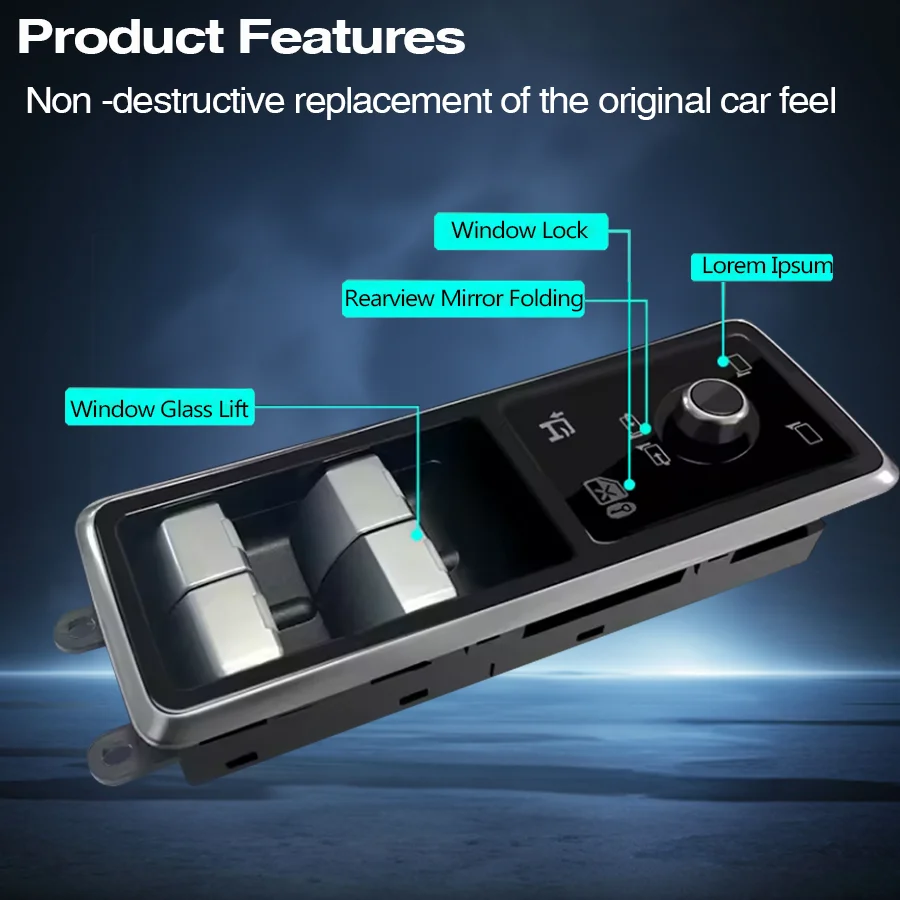 Window Lift Control Switch And Steering Wheel Buttons For Range Rover Vogue L405 、Sport L494 2013-2017 Plug And Play view 3