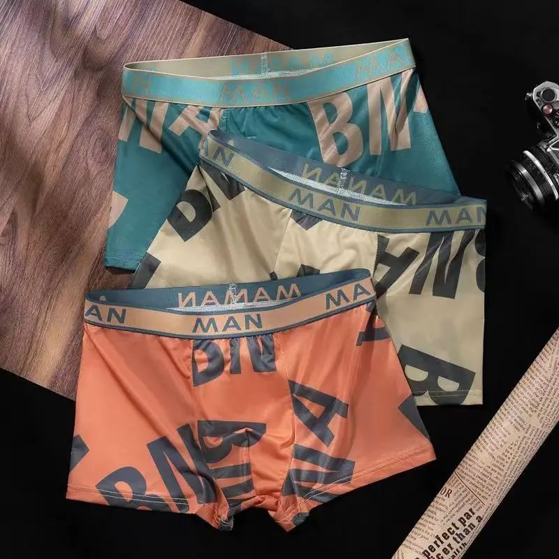 calzoncillos hombres, boxers hombre, calzoncillos boxers hombre, Bóxer corto con estampado de letras para hombre, ropa interior a la moda, calzoncillos transpirables de talla grande piezas, 12 L-4XL