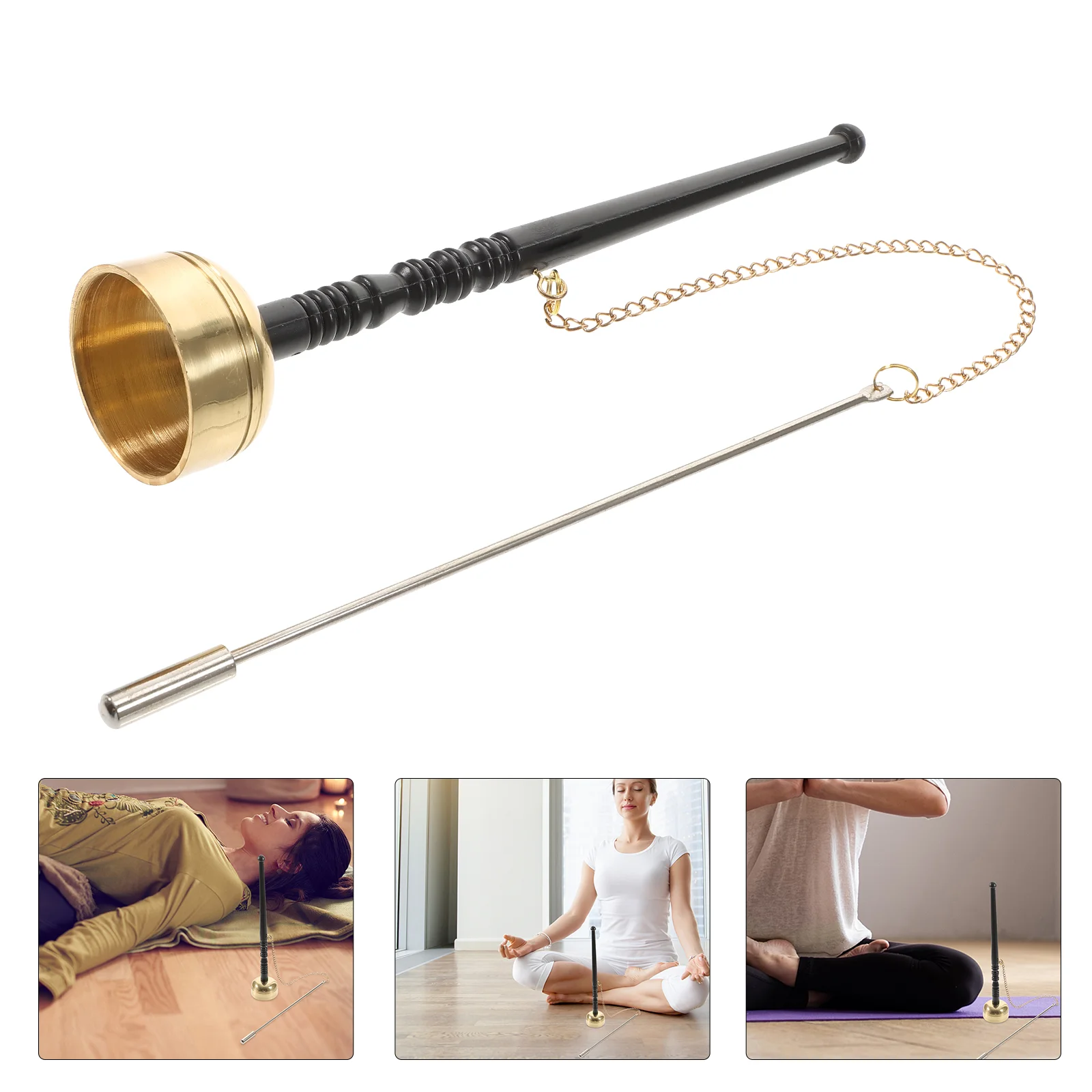 

Copper Yin Qing High End Material Loud Heavy Sound Fine Polishing Comfortable Hold Anti Buddhism Musical Instrument