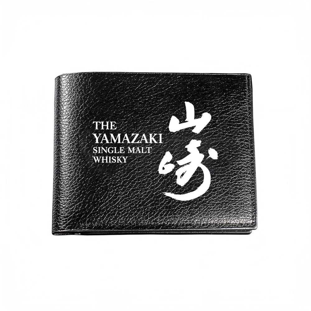 The Yamazaki Single Malt Whisky Logo Men's Wallet Card Holder Casual Business Fashion Print Design