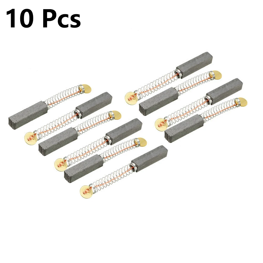 

10pcs Carbon Brush Motor Replacement for Electric Power Tools Circular Saws Drills Vacuum Cleaner Motor Brushes 20mm x 5mm x 5mm