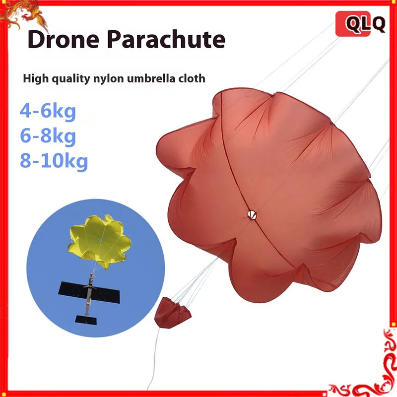 Model Aircraft Nylon Parachute Ejection Umbrella With lanyard 4-15kg for RC Aircraft FPV Drone Outdoor UAV Landing Protection