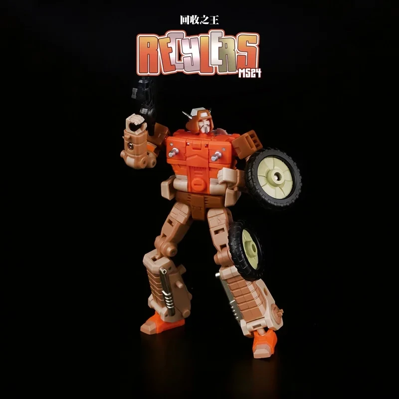 Nowa zabawka transformacyjna Mini Robot MechFans MS24 MFT MS-24 Mechanik Recylers Figurka akcji Model kolekcja prezent