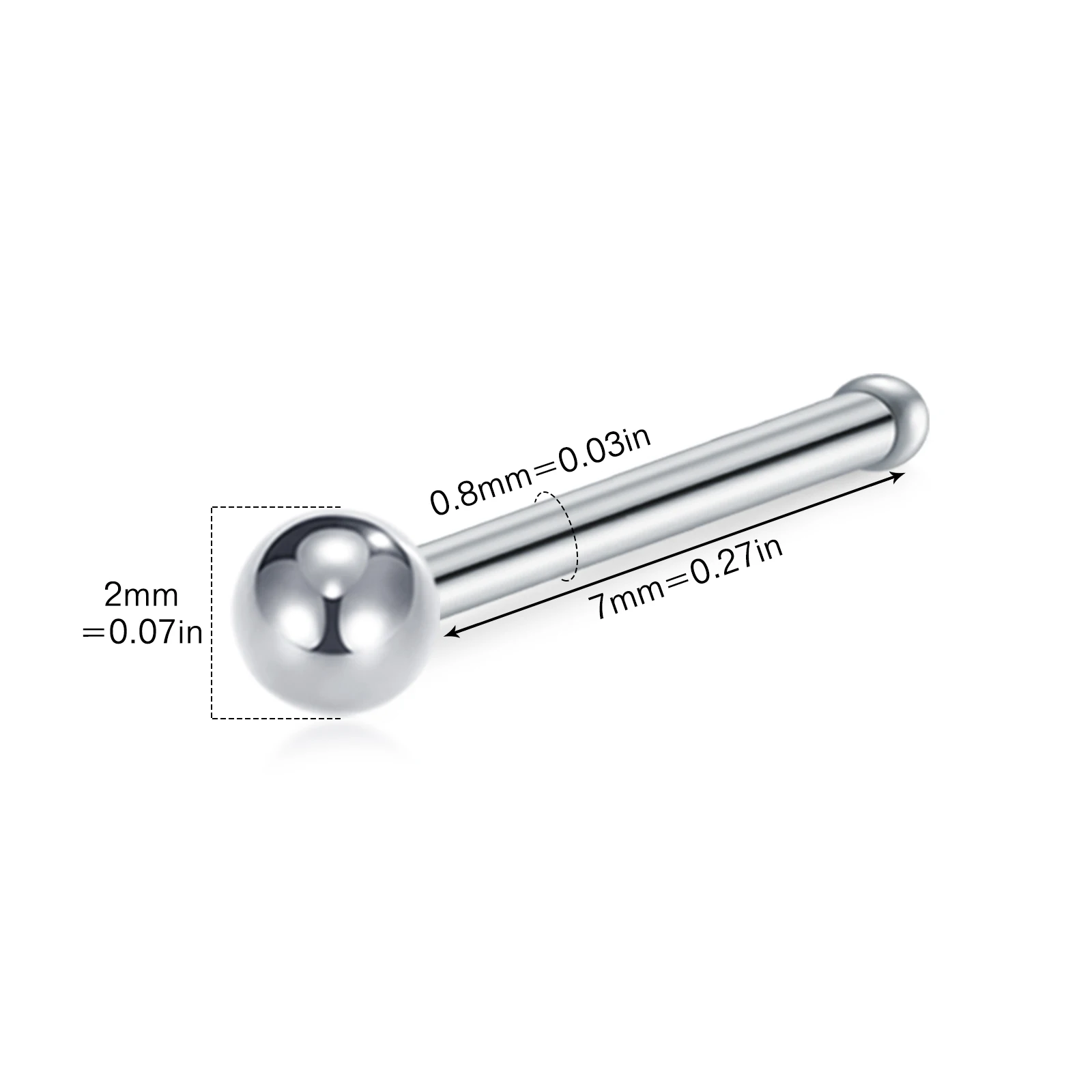 1Pc Disposable Safe Sterile Piercing Unit For Nose Studs Piercing Gun Piercer Tool Machine Kit Body Jewelry Nose Piercing Tool