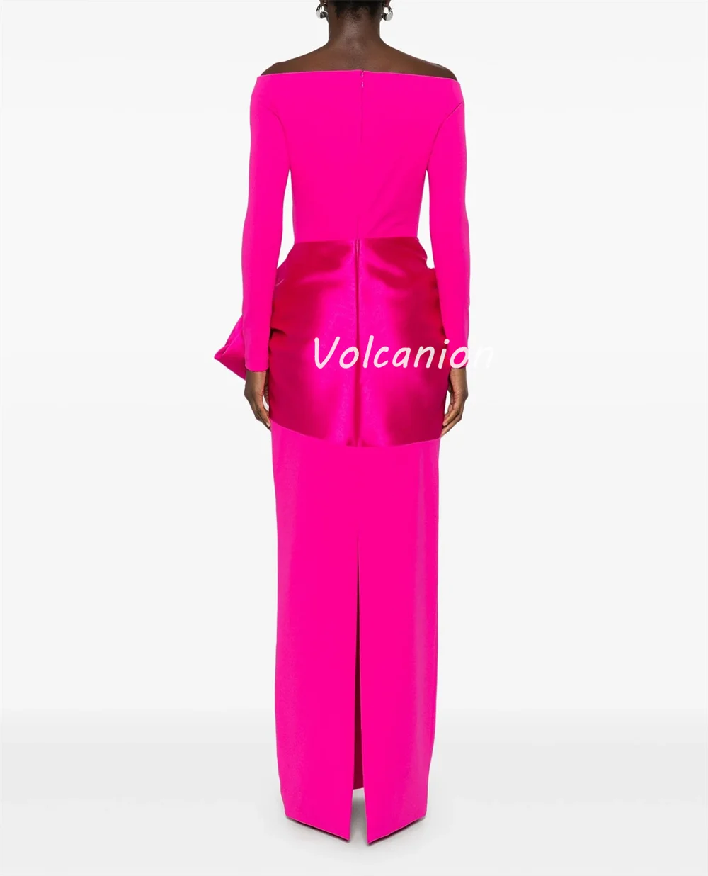 ที่กําหนดเองคุณภาพสูงประณีต Jersey Ruched Draped ตรงคอเรือชุดยาว Bespoke โอกาสชุดขนาด