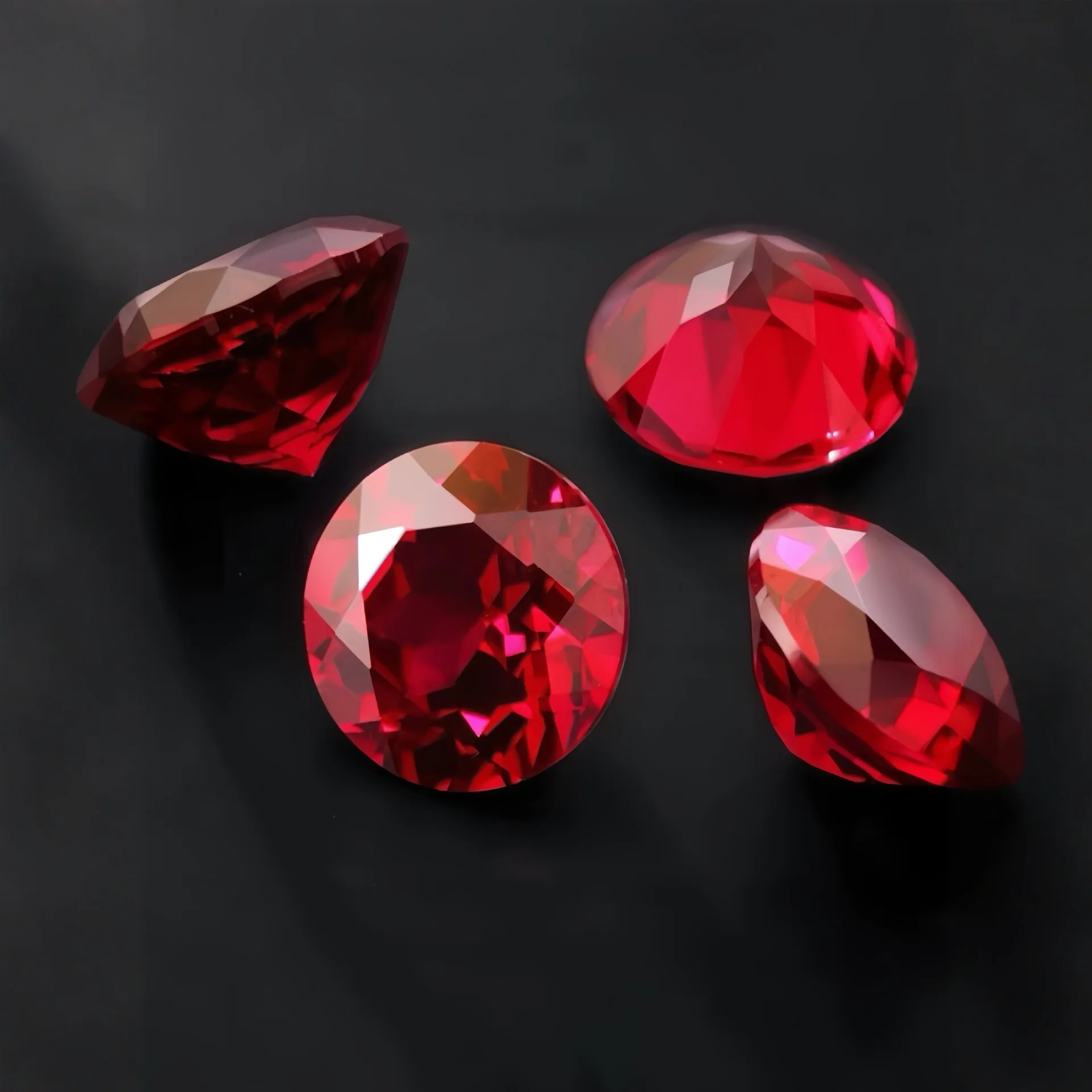 Hochwertiger Rubin, UV-geprüft, Taubenblut-Rubin, 12,0 mm, 6,0 ct, runder Schliff, Edelstein für Schmuckherstellung/Sammlung, Edelstein – Detail 5