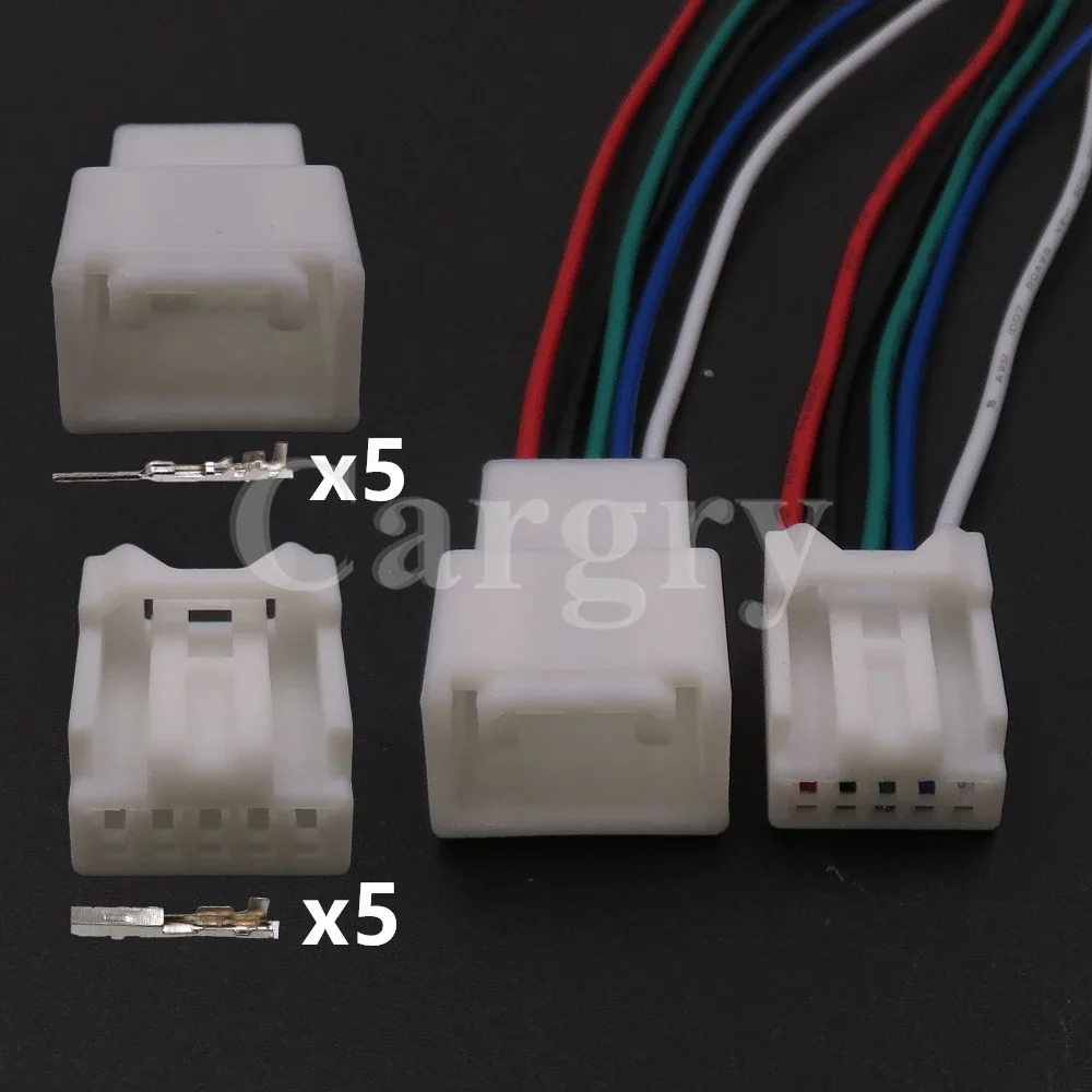1 Set 5P 7282-5830 7283-5830 90980-11909 Car Plastic Housing Socket AC Assembly Auto Steering Wheel Boost Electric Connector
