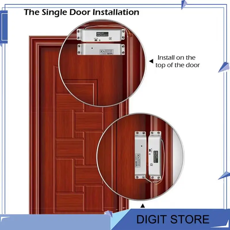 DIGIT-Electric Drop Bolt Lock Electronic Mortise Lock Fail Secure Mode For Access Control Electronic Mortise Lock