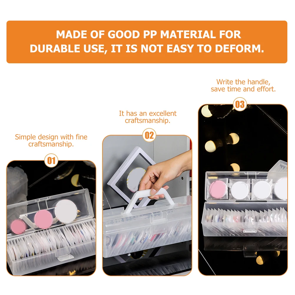 

Transparent Plastic Storage Box For Brooches Medals Badges Organizer Durable Pp Material Dustproof Container Bedroom Living
