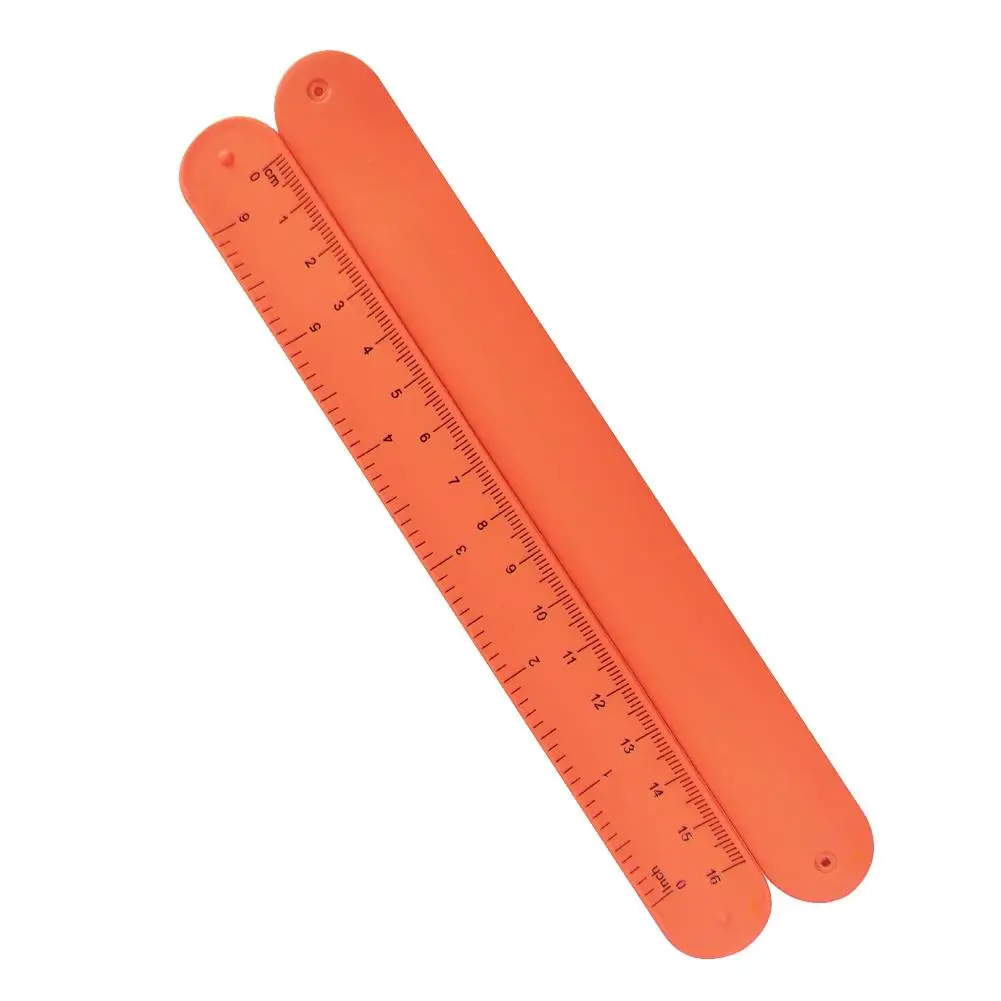 1PC righello colorato Slap bracciali Silicone Learning Scale righello per bambini Slap braccialetti righelli bomboniera scuola premio Gi C9E1