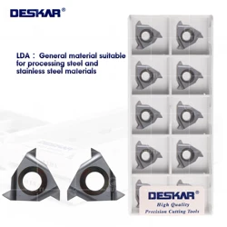 DESKAR 100% Original 11IR 11ER A55 A60 14W 16W 19W LDA CNC Lathe Cutter Threading Carbide Inserts Turning Tools General Material