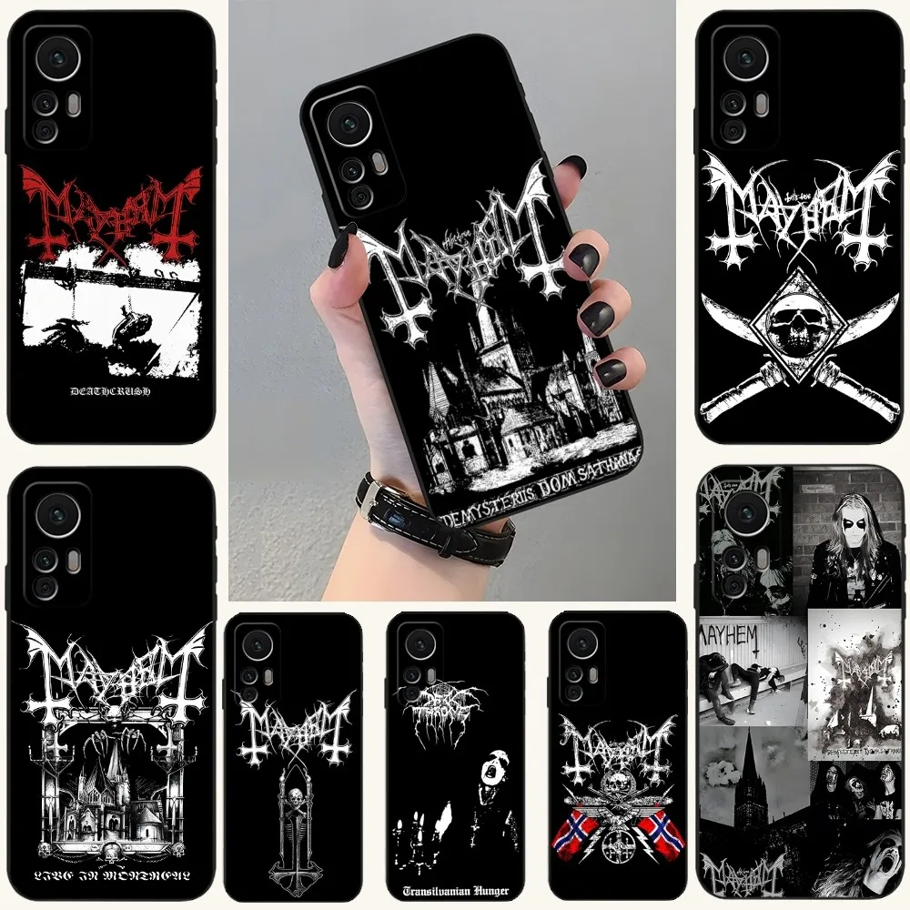 Mayhem Live In Leipzig Burzum Phone Case for Xiaomi Redmi Note 12 10 Pro POCO F4 F5 X5 Pro 12 13 11T Lite Ultra Shell Cover