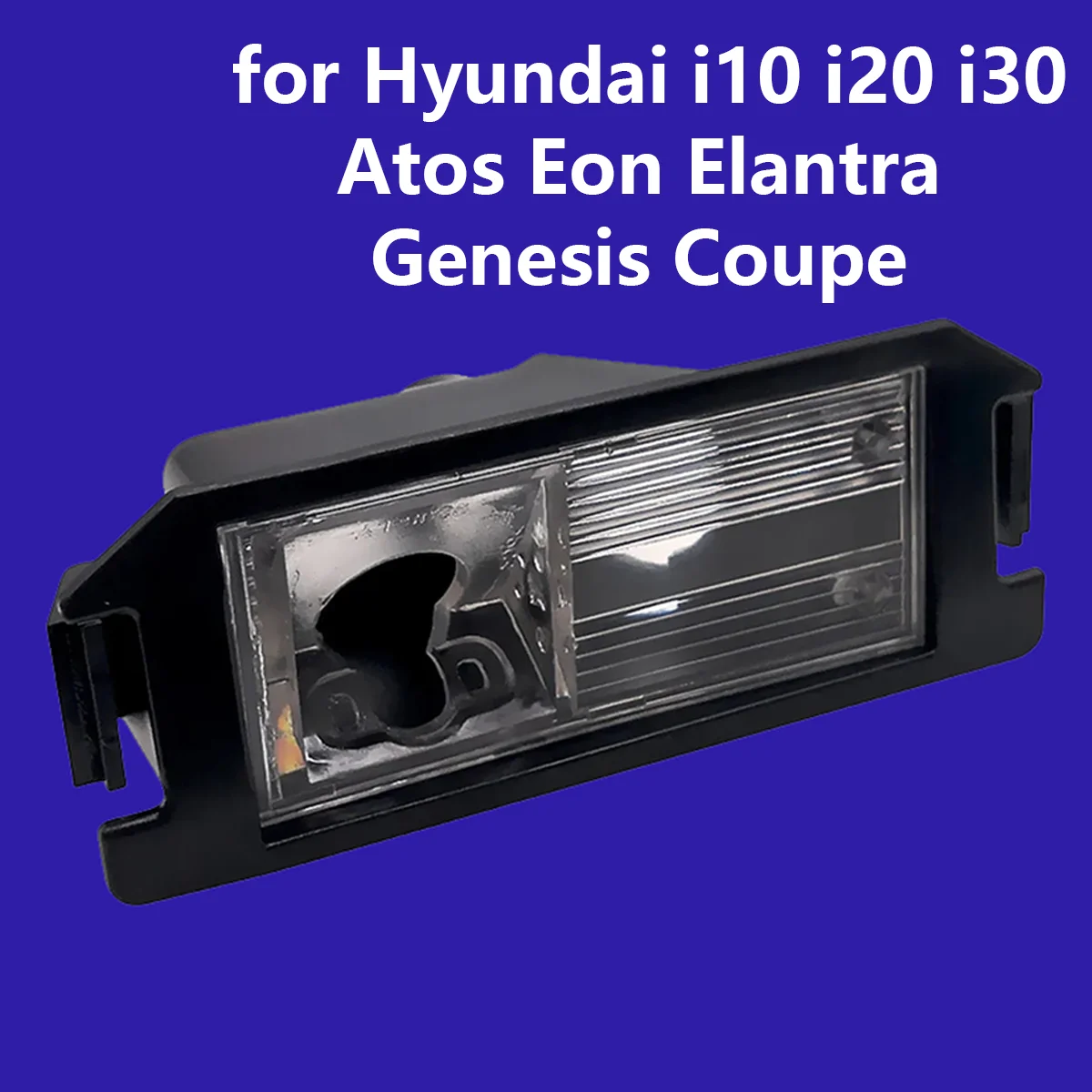 Dla Hyundai i10 i20 i30 Eon Elantra Genesis dla Kia Morning Car Rear View Camera Bracket License Plate Light Housing
