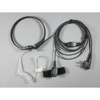Walkie Talkie Neck Throat Mic Earpiece Radio Tactical Headset for Motorola CP040 CP140 CP200 DP1400 GP300 XT180 420 XT460 FT-65R