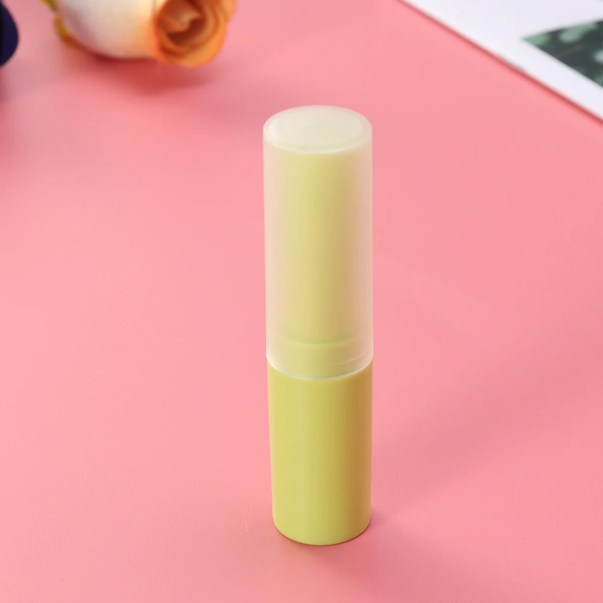 

10pcs 4G Empty Lip Balm Containers Plastic Lipstick Tubes For Diy Lip Gloss Storage Reusable Packaging Green