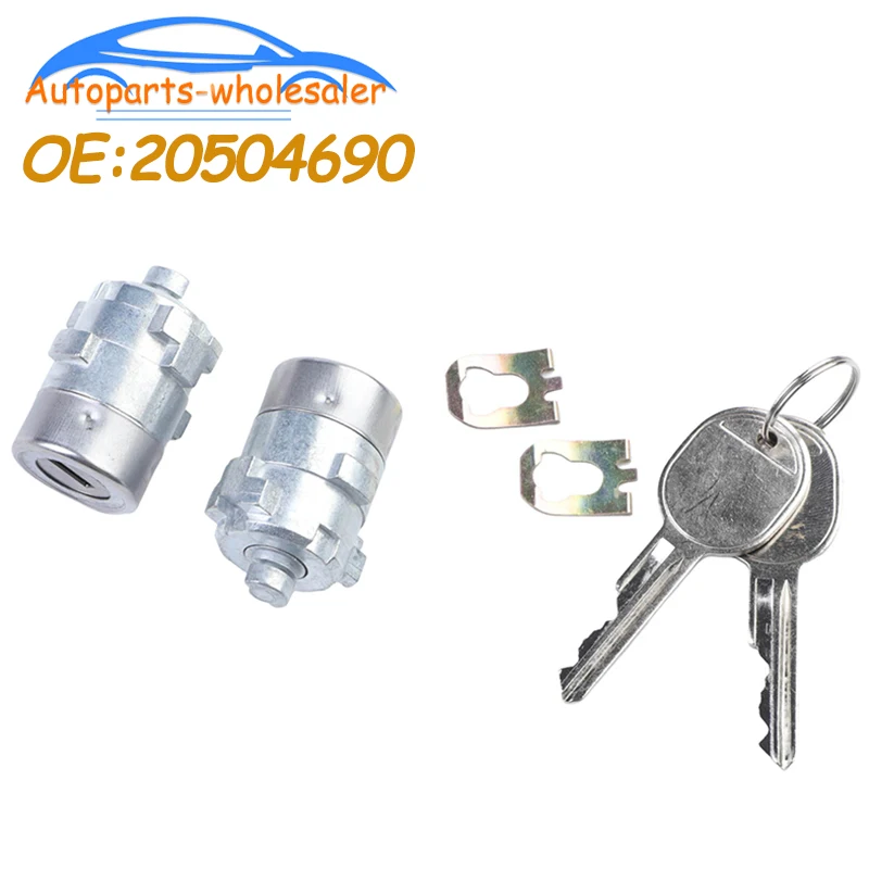 Nuevo juego de cilindros de cerradura de puerta con llave 20504690 12398559 20498261   Para Pontiac Fiero 1984-1988 Accesorios para automóviles