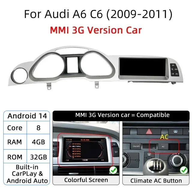 Audi A6 4f Android Radio