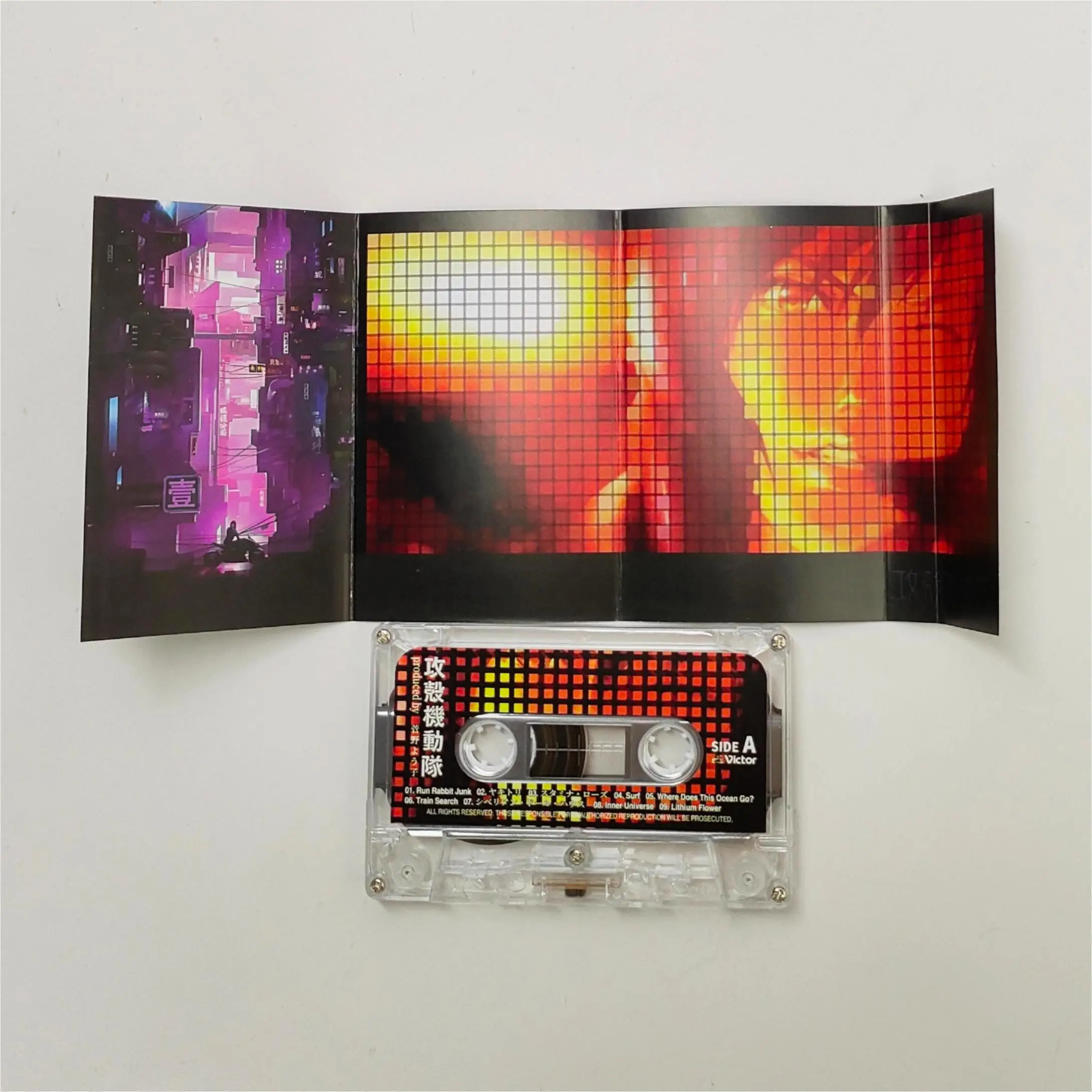 Anime The Ghost in the Shell Yoko Kanno Music Tape Stand Alone complejo OST Album Cassettes Cosplay Walkman Soundtracks Box Gifts