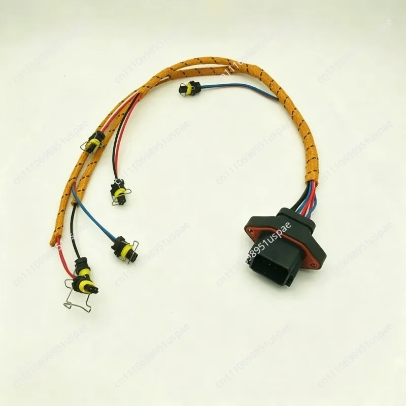 Excavator E330D 336D Fuel Injector Line C9 Engine Injector Line Group Imported High Temperature Resistant Wiring Harness