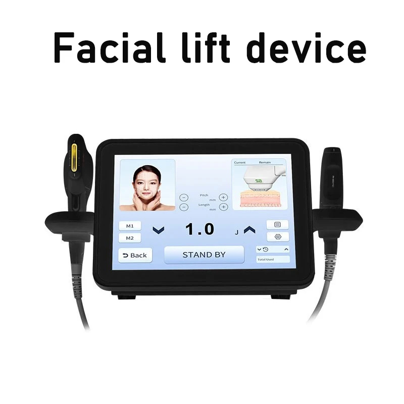 Lifting facial, reafirmante y moldeador de belleza de médico inverso doble de escritorio para salón de belleza de cara en V