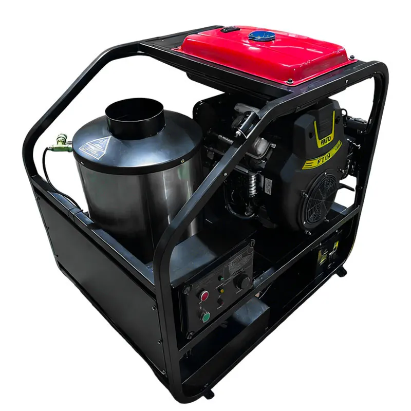 Heavy Duty High Pressure Washer With Steam Function 350Bar Hot Water 5000PSI Engine Pressure Washer